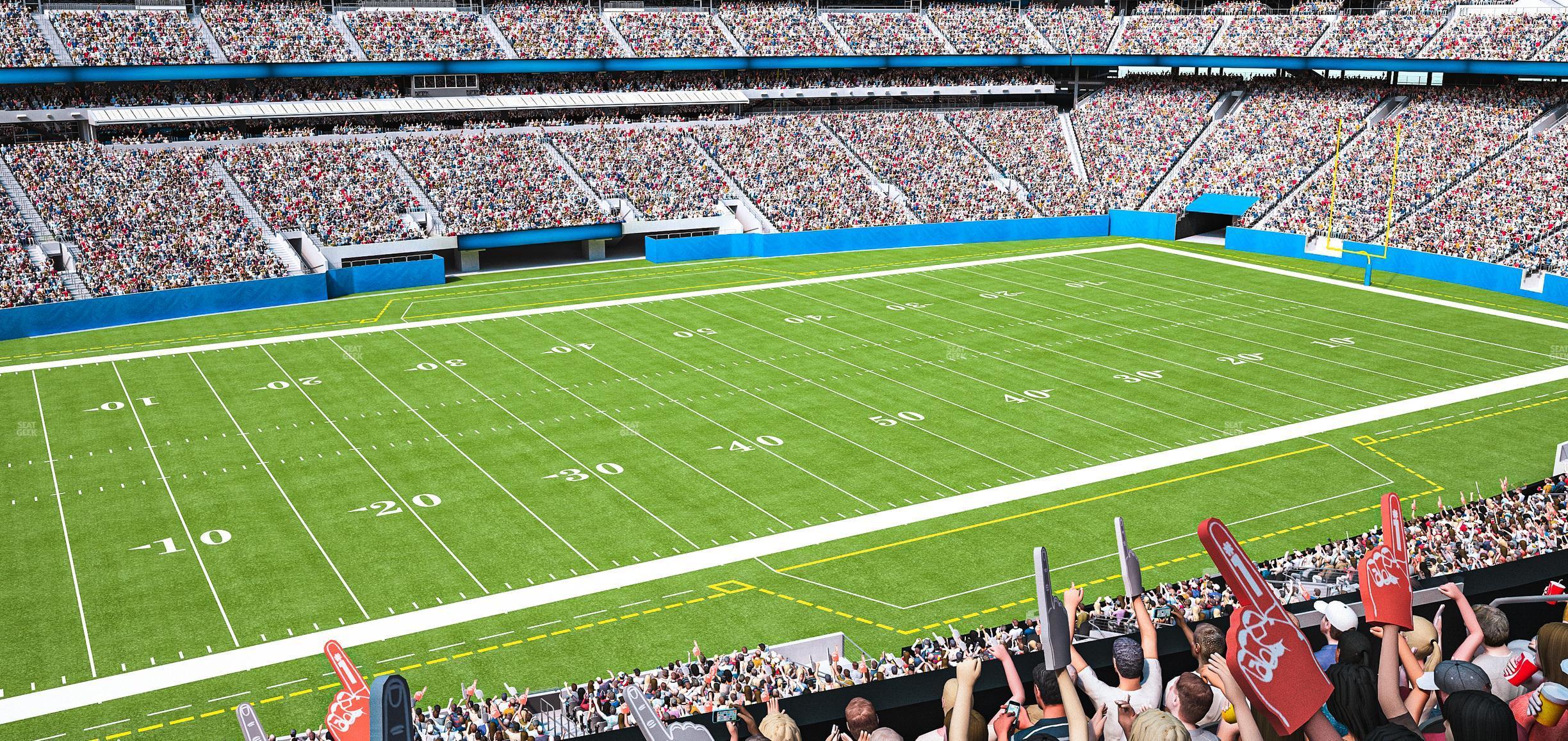 Seating view for MetLife Stadium Section 217