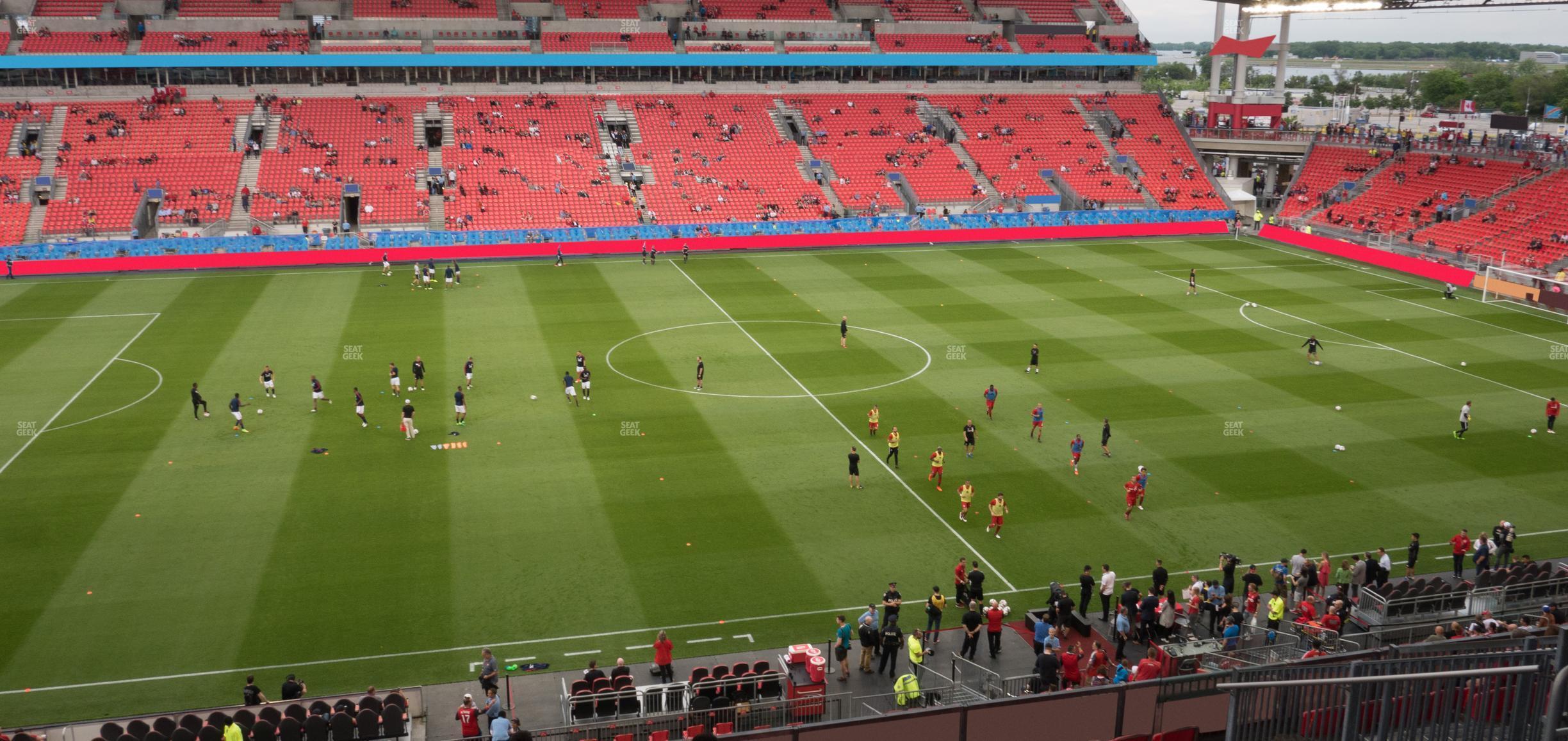 Seating view for BMO Field Section 224