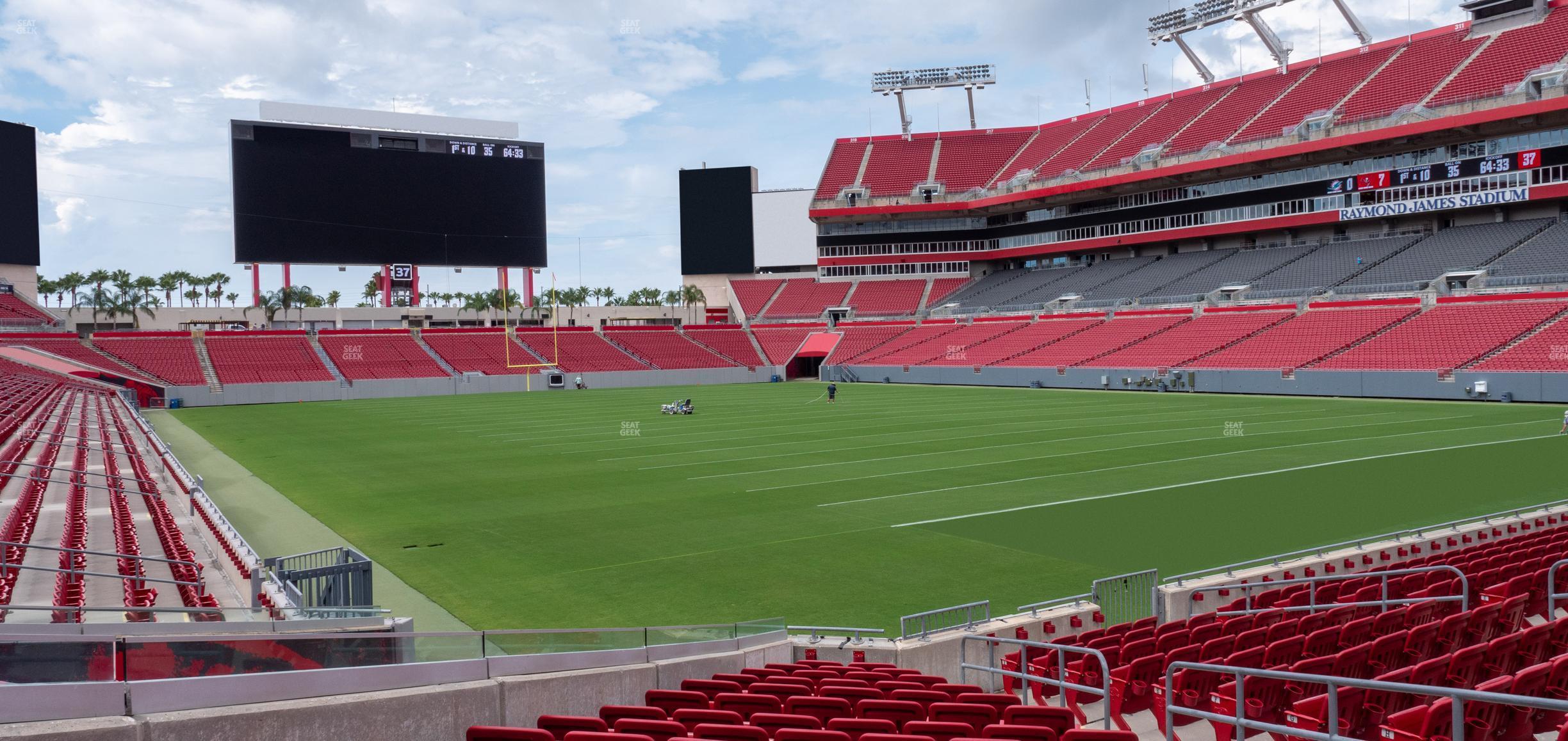 Seating view for Raymond James Stadium Section 144