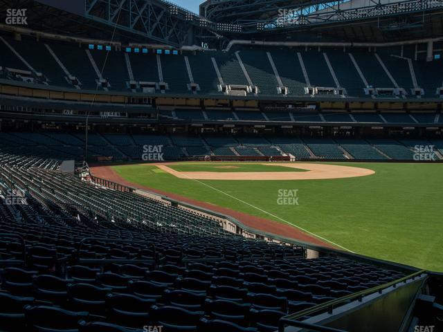 Seating view for Chase Field Section 108