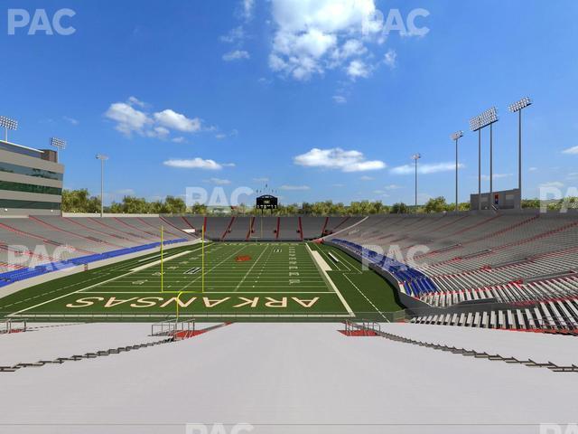 Seating view for War Memorial Stadium (Little Rock) Section 15