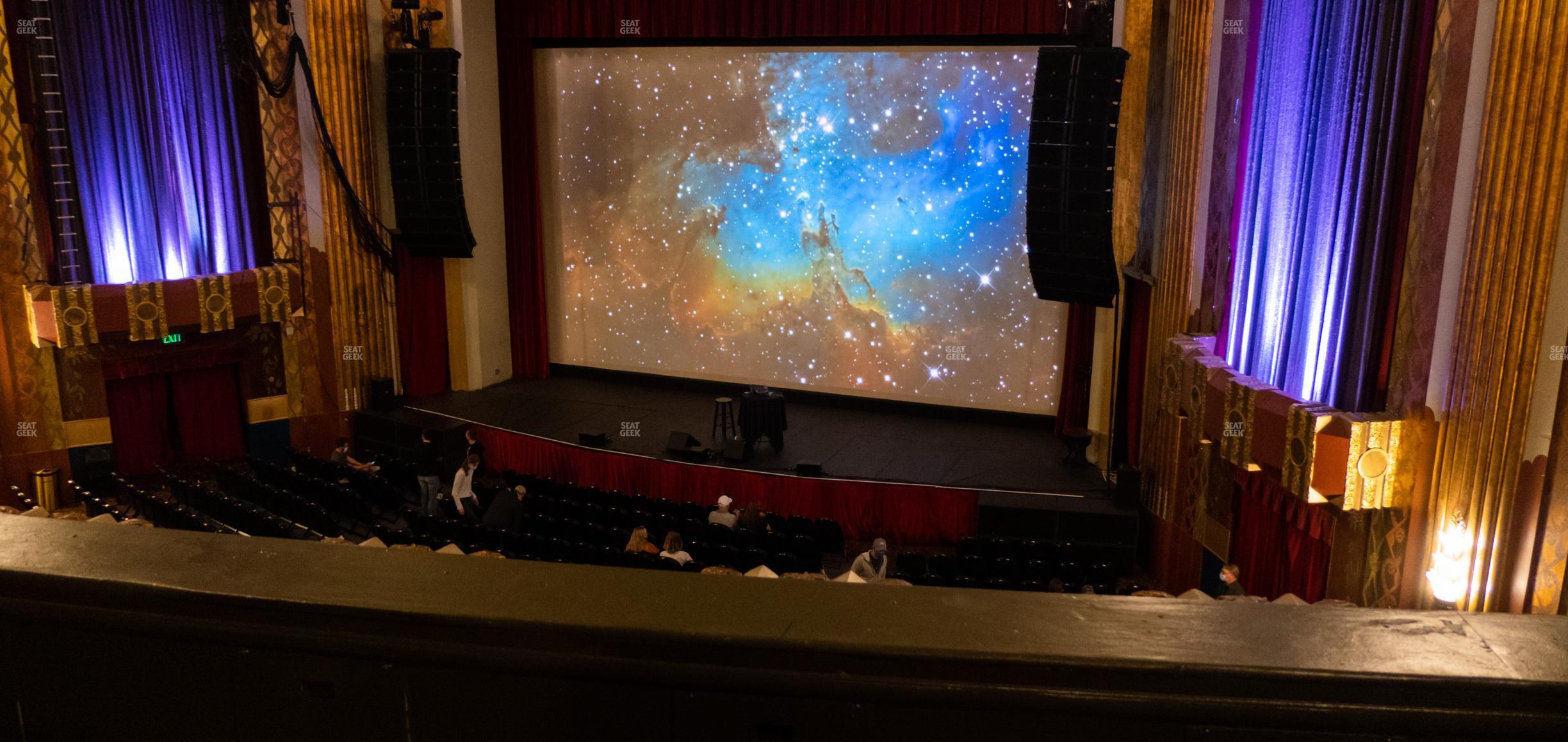 Seating view for Paramount Theatre - CO Section Mezzanine Right