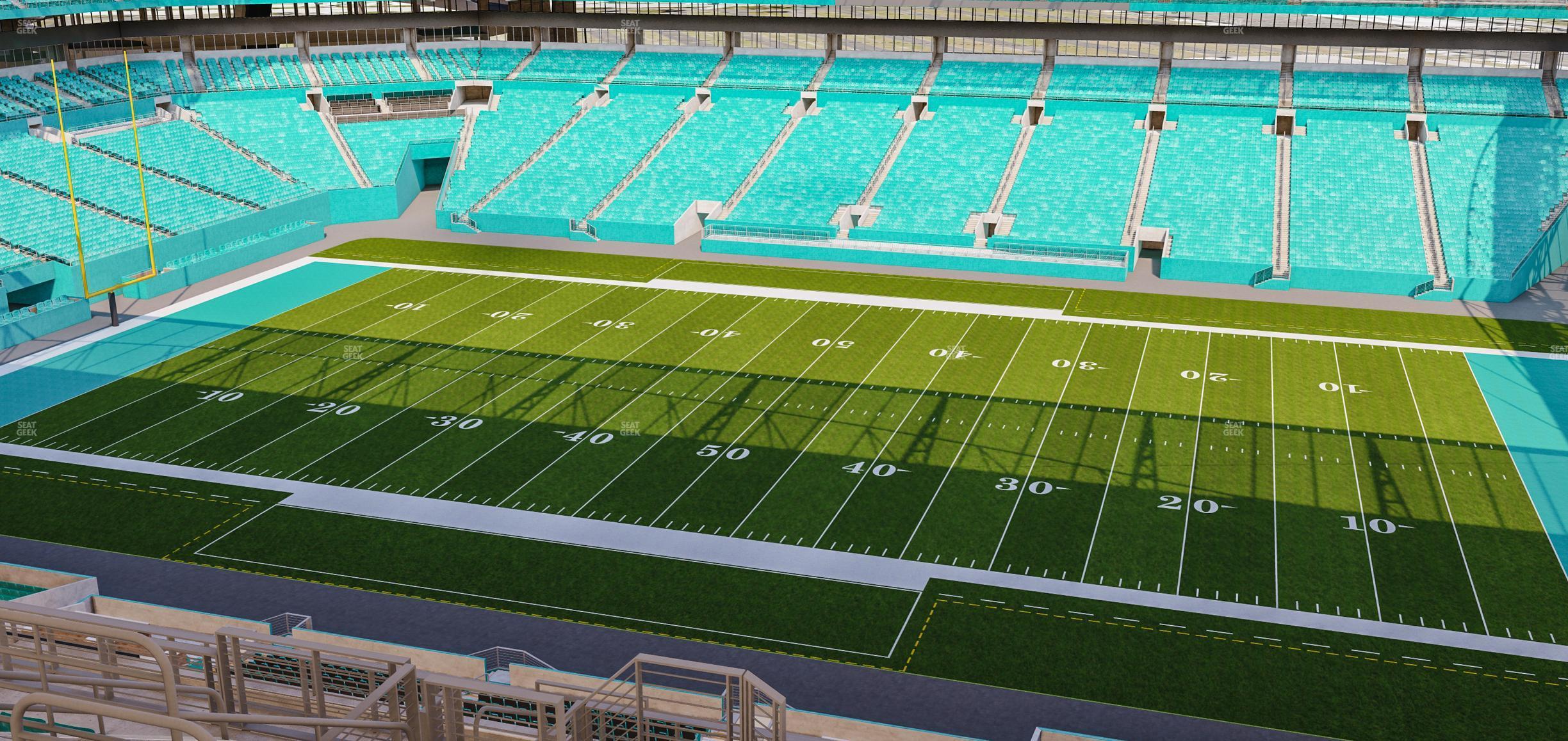 Seating view for Hard Rock Stadium Section 344