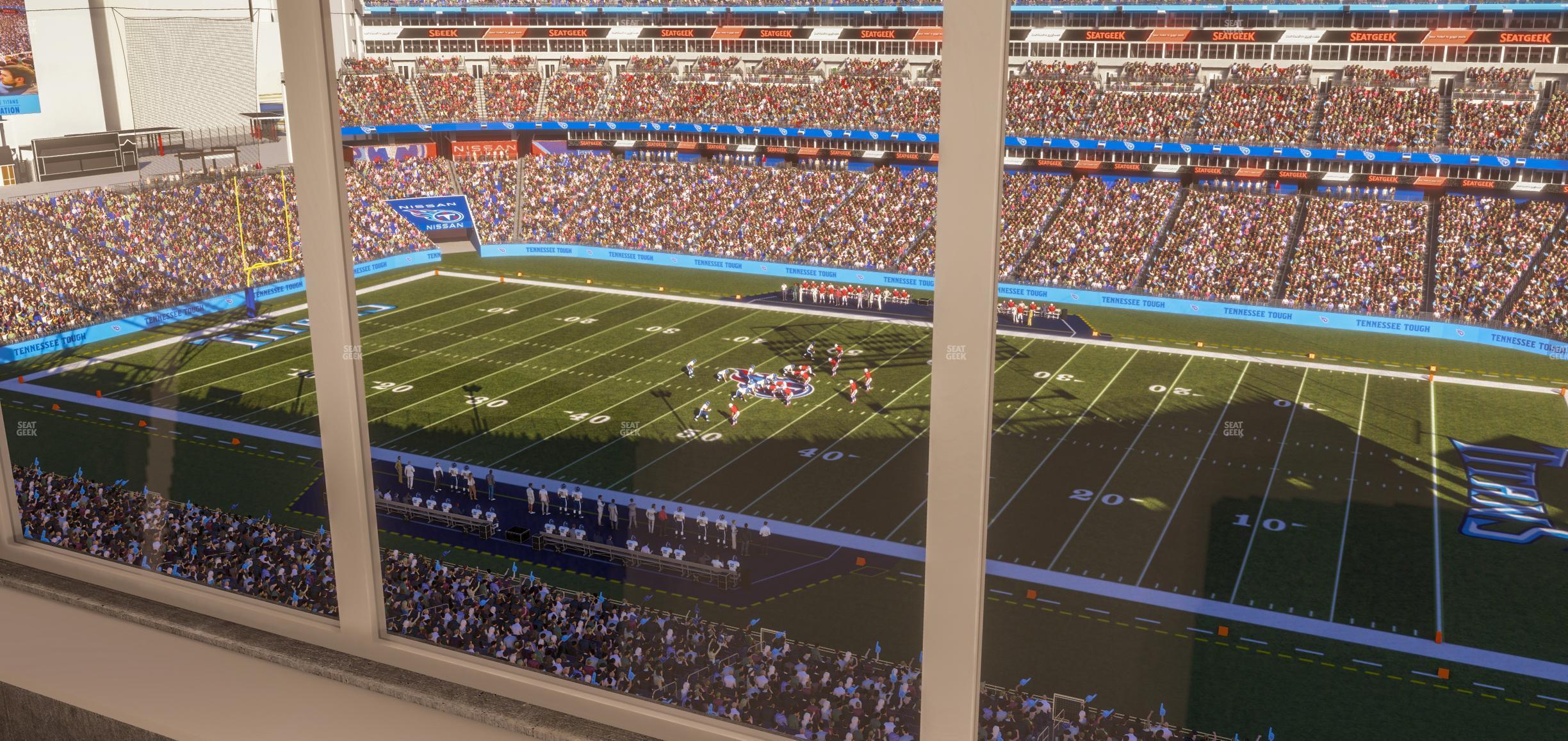 Seating view for Nissan Stadium Section Suite 661 W