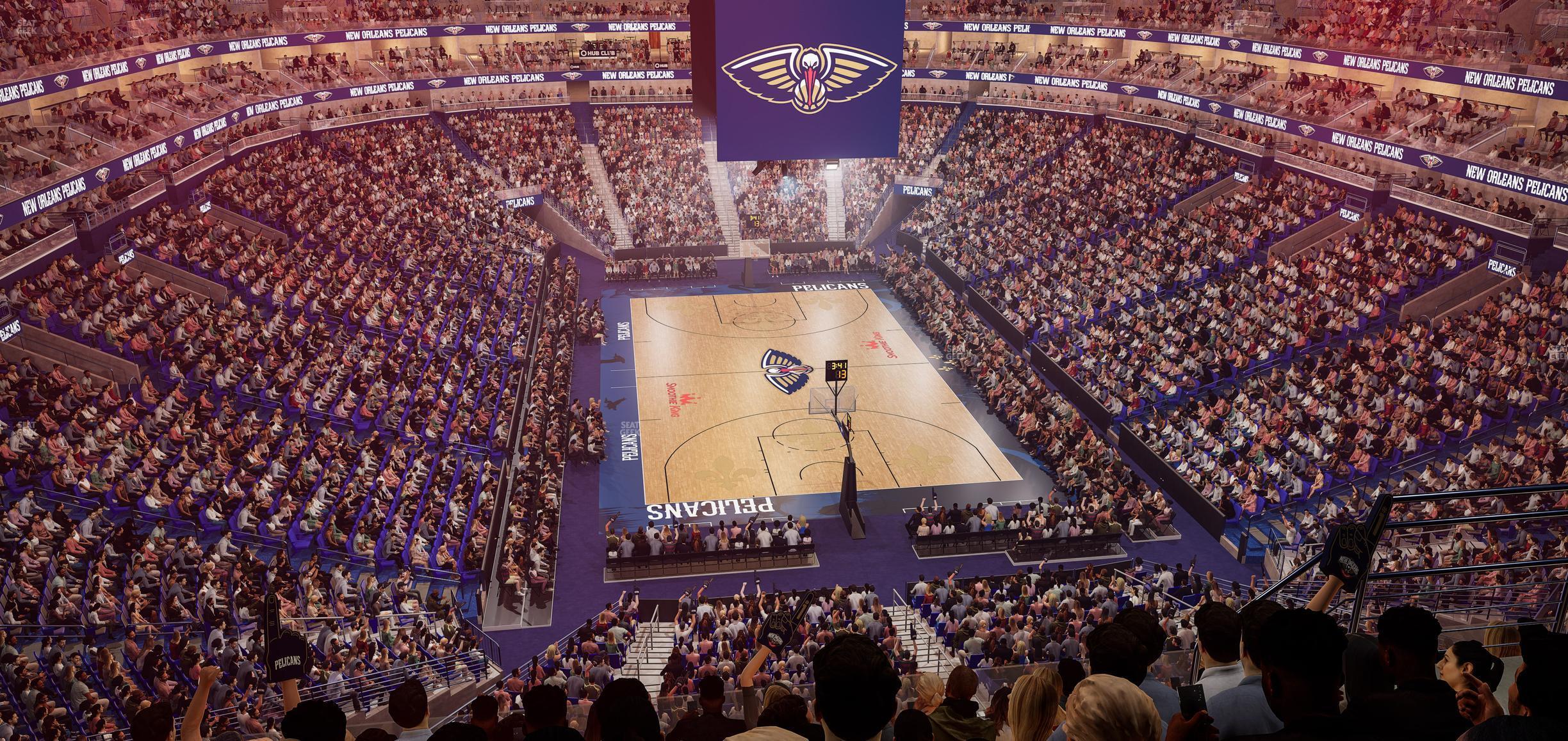 Seating view for Smoothie King Center Section 309