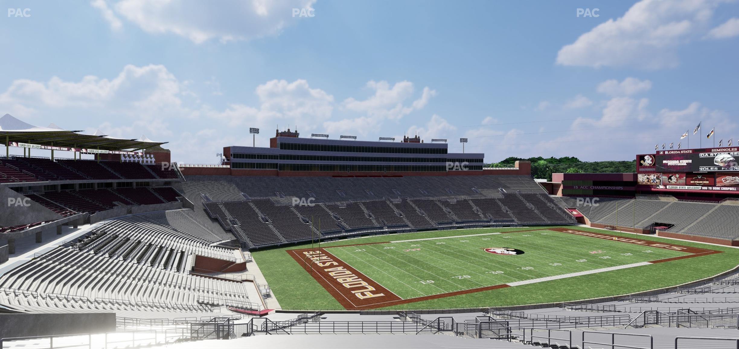 Seating view for Doak Campbell Stadium Section 15