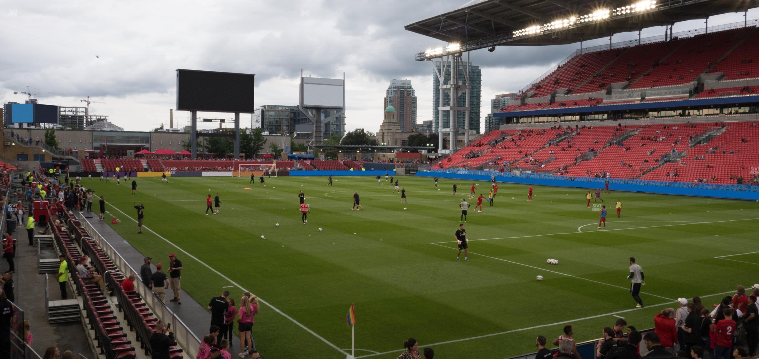 Seating view for BMO Field Section 118