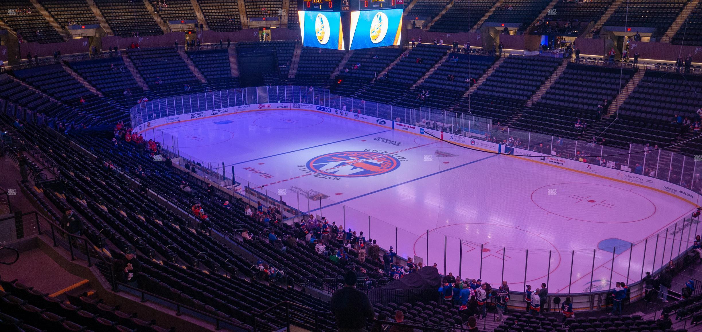 Seating view for Nassau Coliseum Section 218