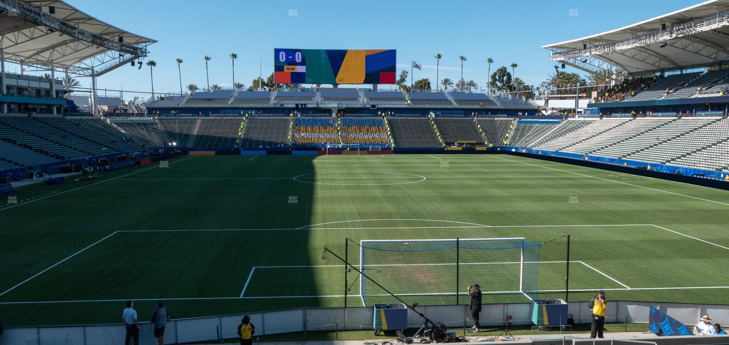 Seating view for Dignity Health Sports Park Section 101