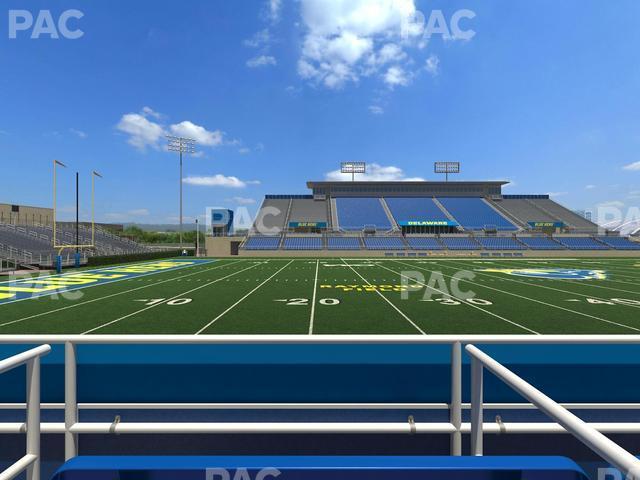 Seating view for Delaware Stadium Section East Box 88