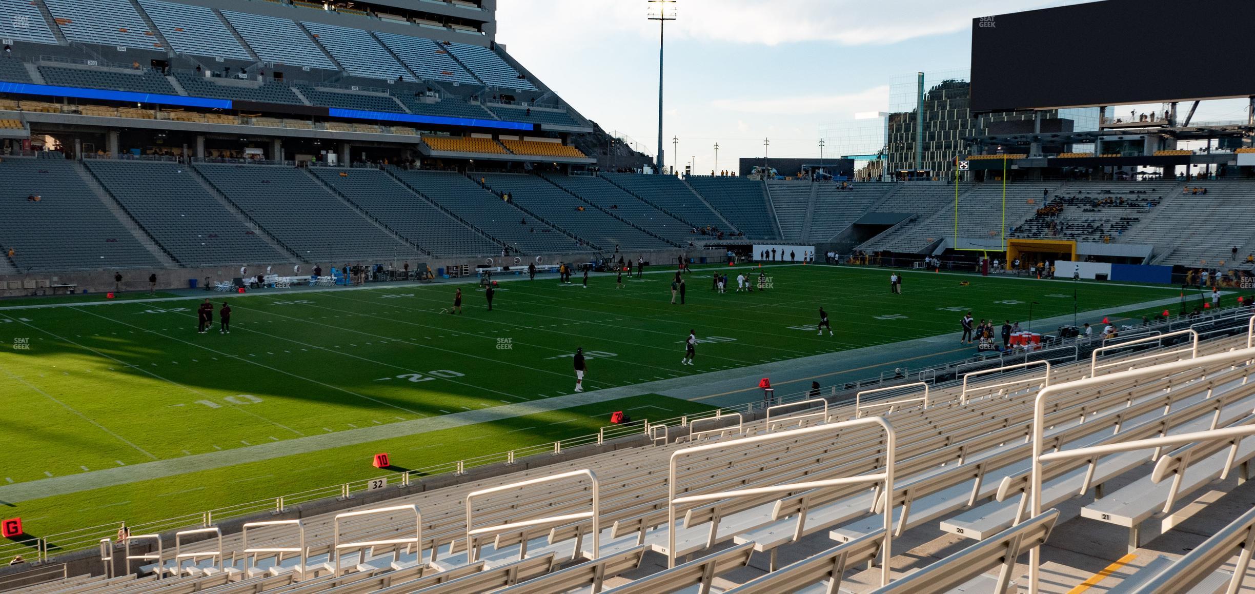 Seating view for Mountain America Stadium Section 33