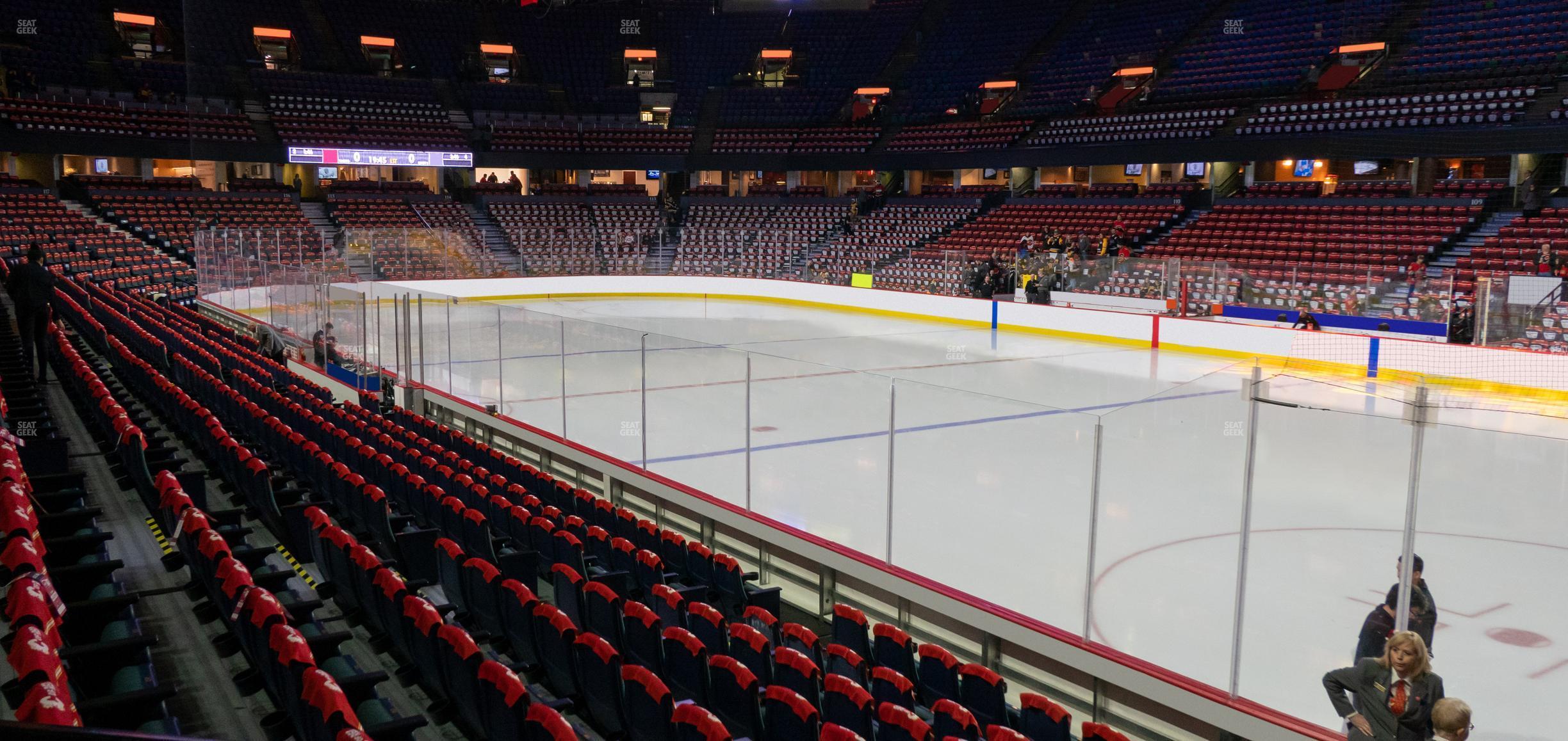 Seating view for Scotiabank Saddledome Section 101