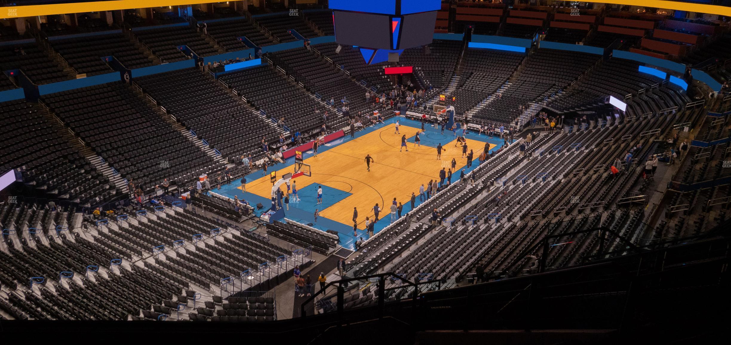 Seating view for Paycom Center Section 313