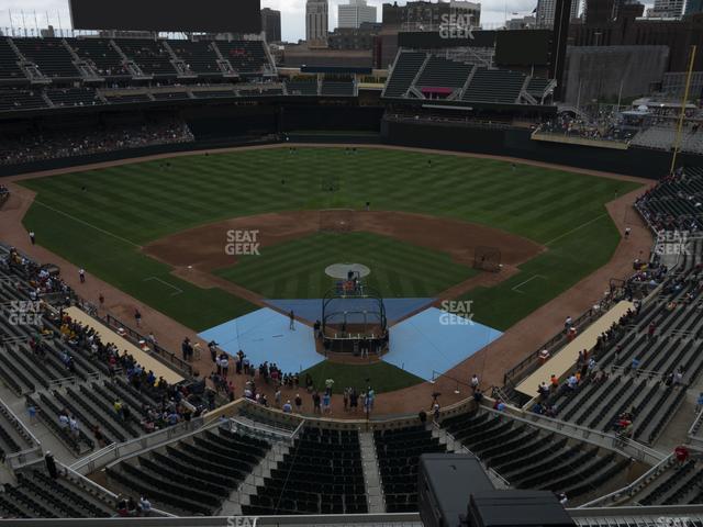 Seating view for Target Field Section 215