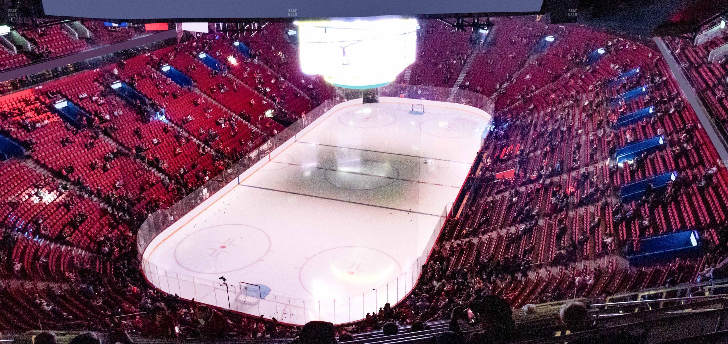 Seating view for Centre Bell Section 408