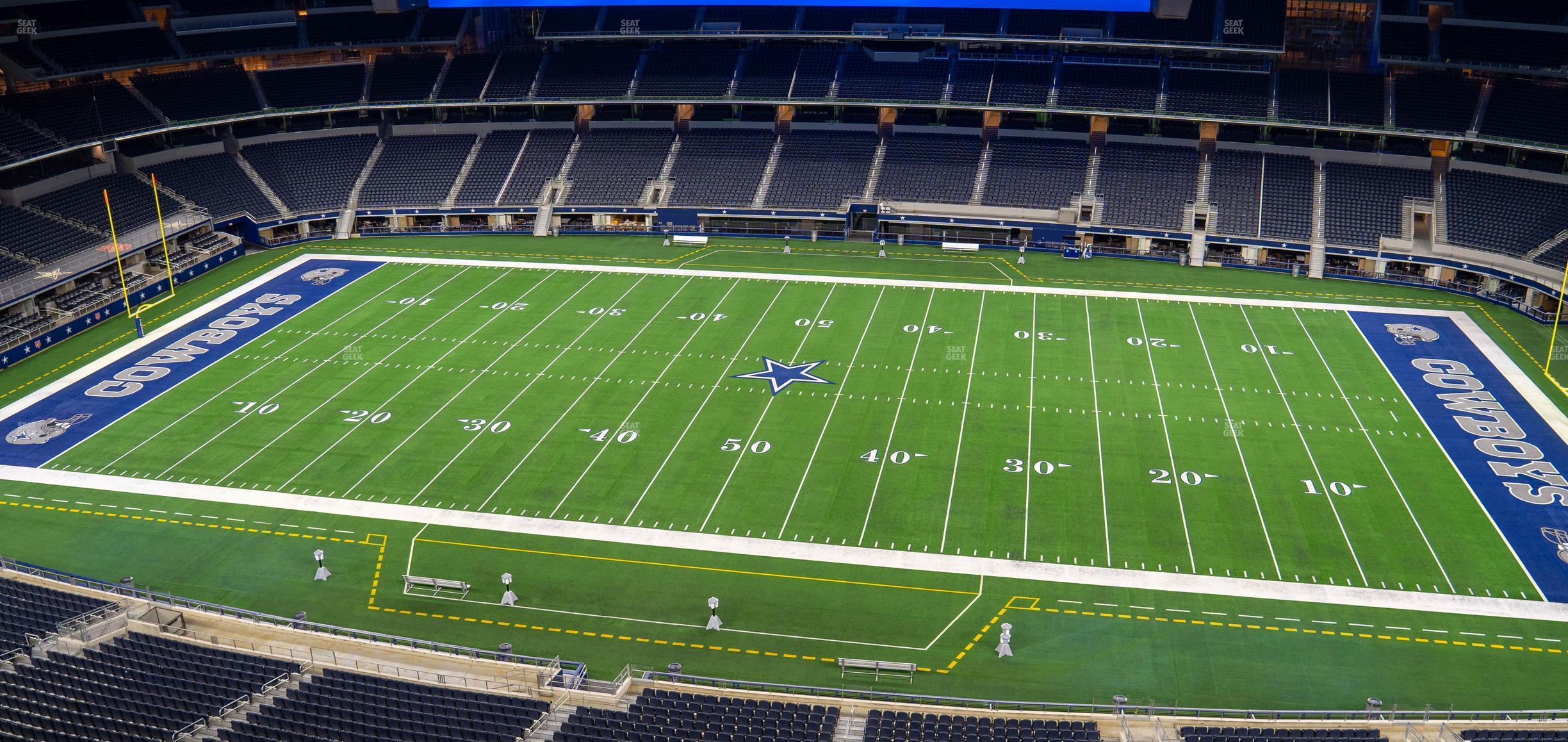 Seating view for AT&T Stadium Section Star Suite 633