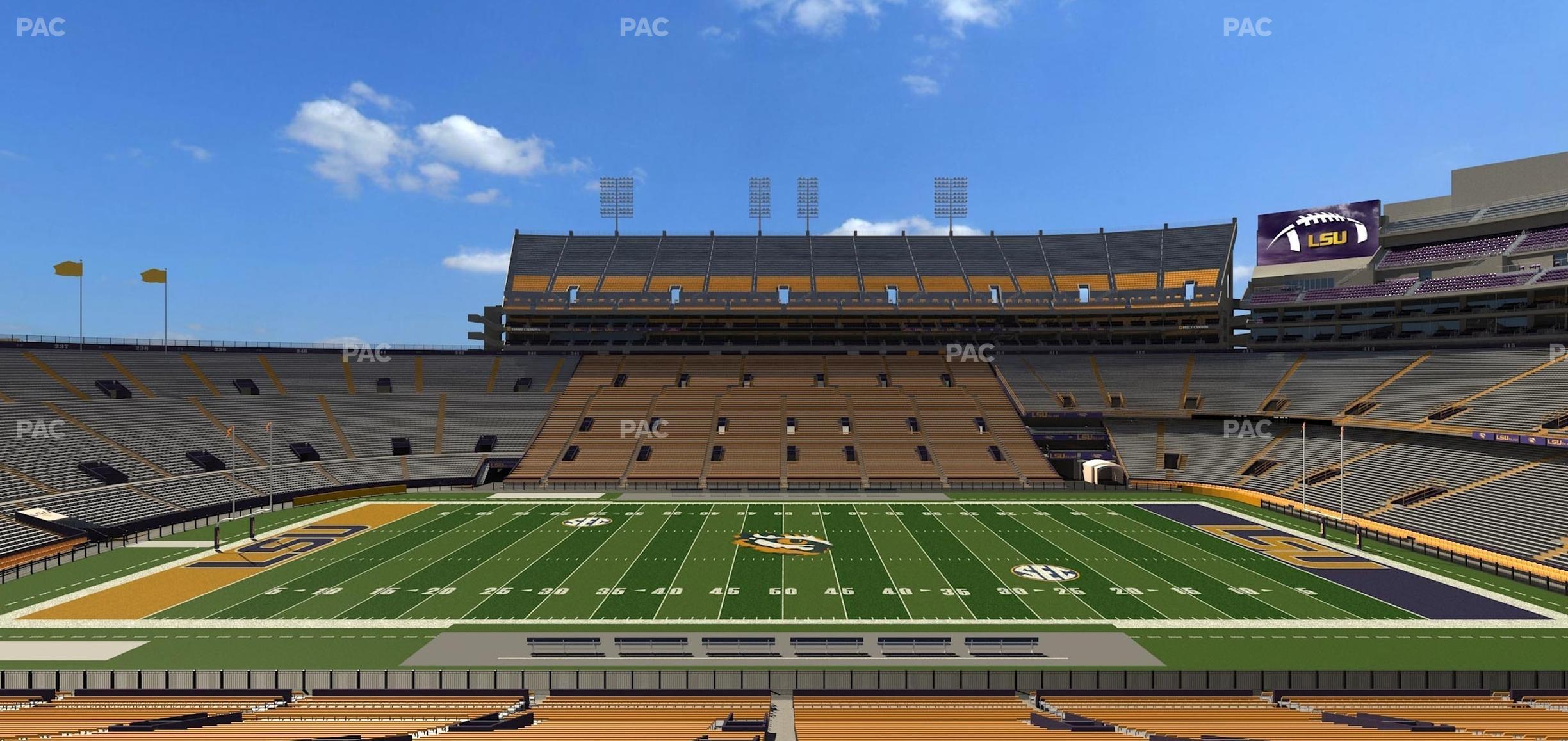 Seating view for Tiger Stadium Section 103