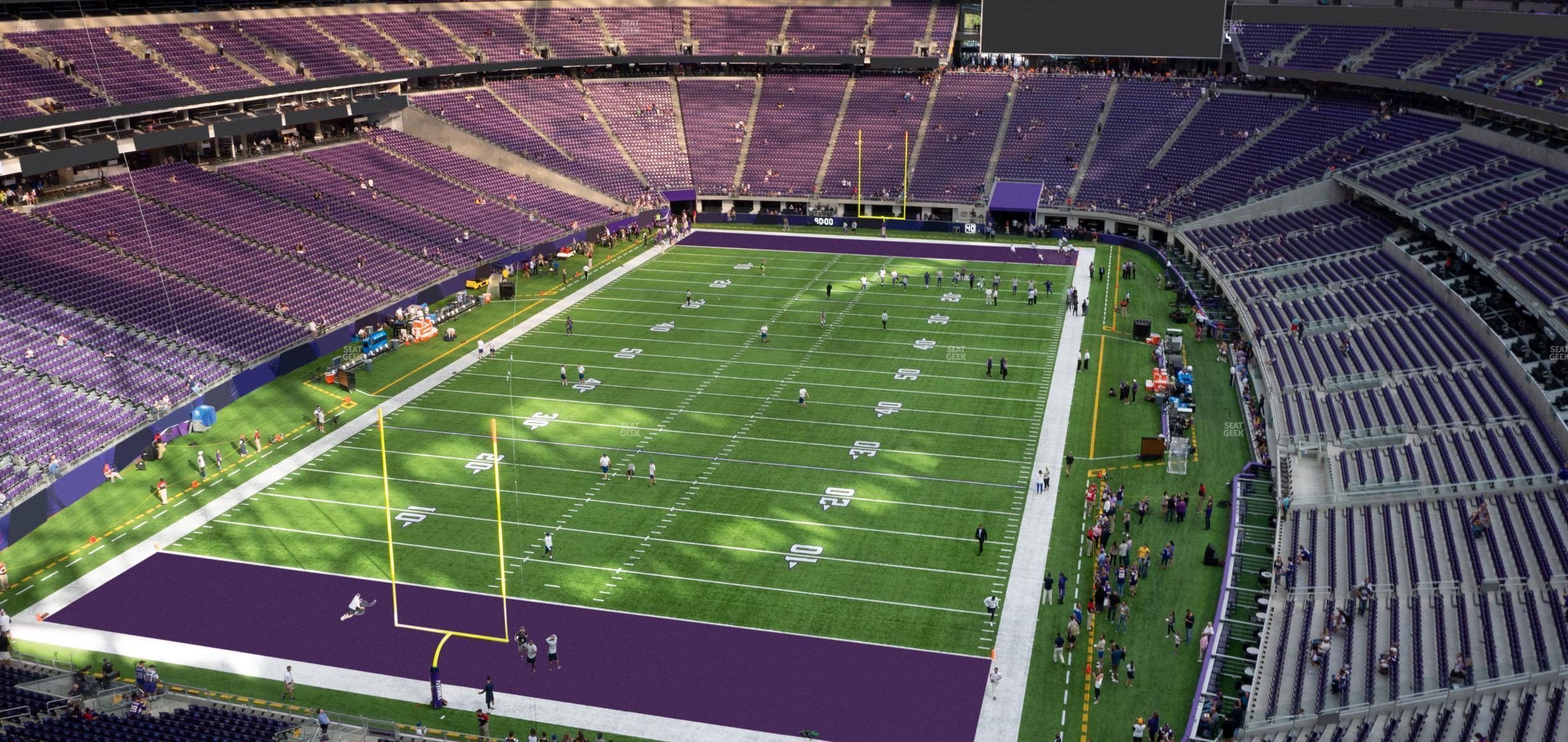 Seating view for U.S. Bank Stadium Section 352