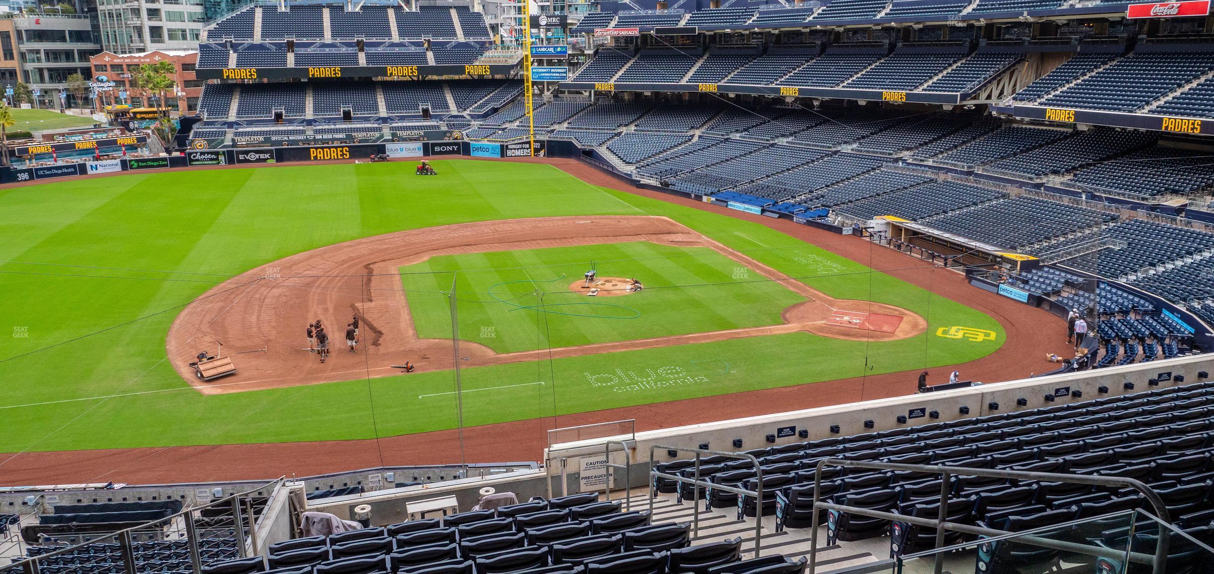 Seating view for Petco Park Section The Coronado Club 210