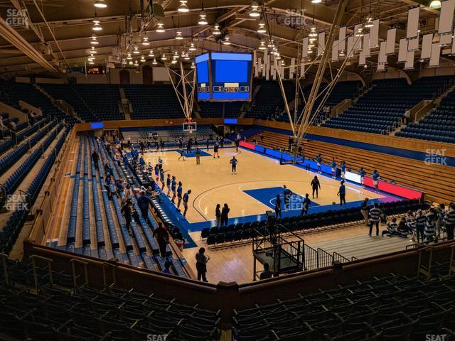 Seating view for Cameron Indoor Stadium Section 9