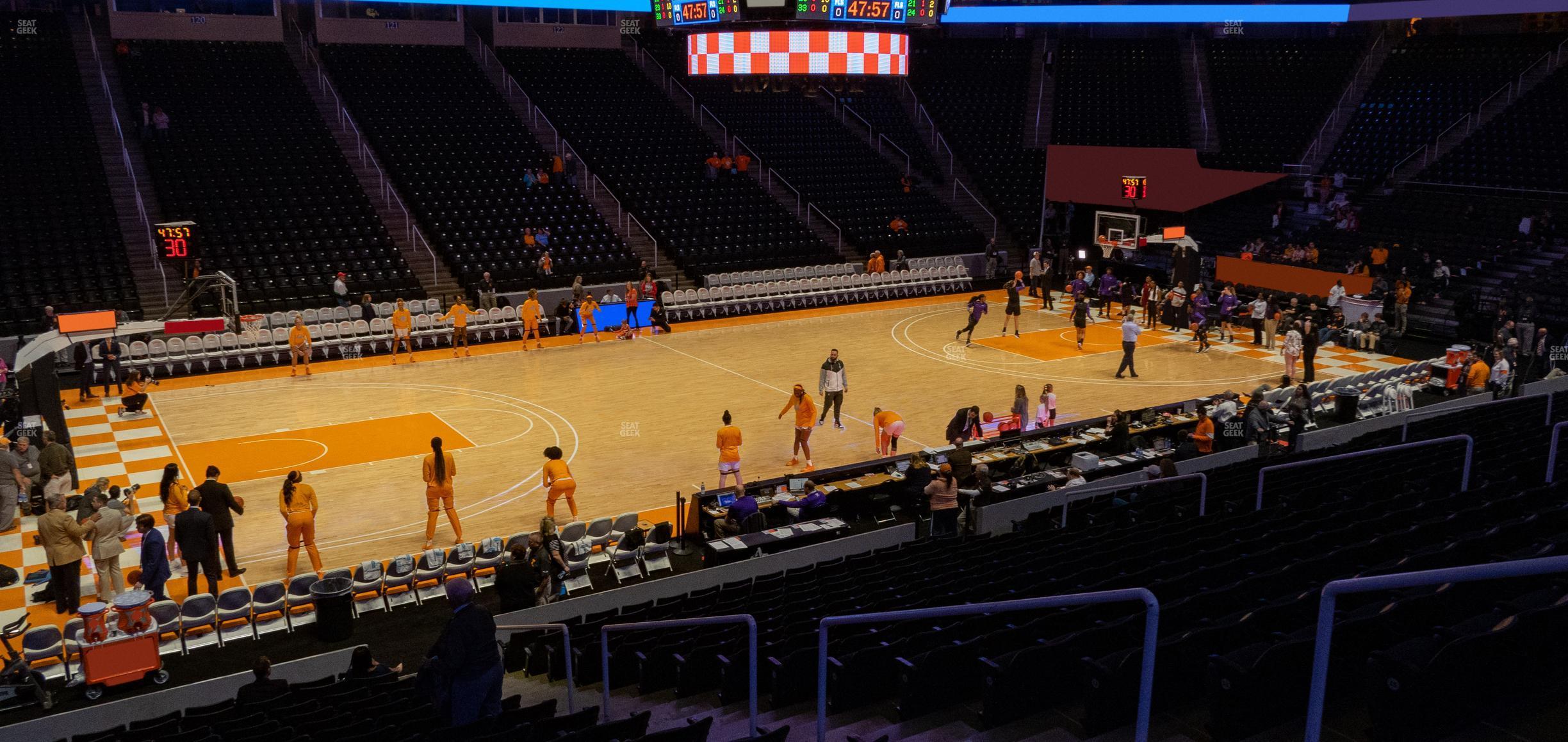 Seating view for Thompson-Boling Arena at Food City Center Section 107