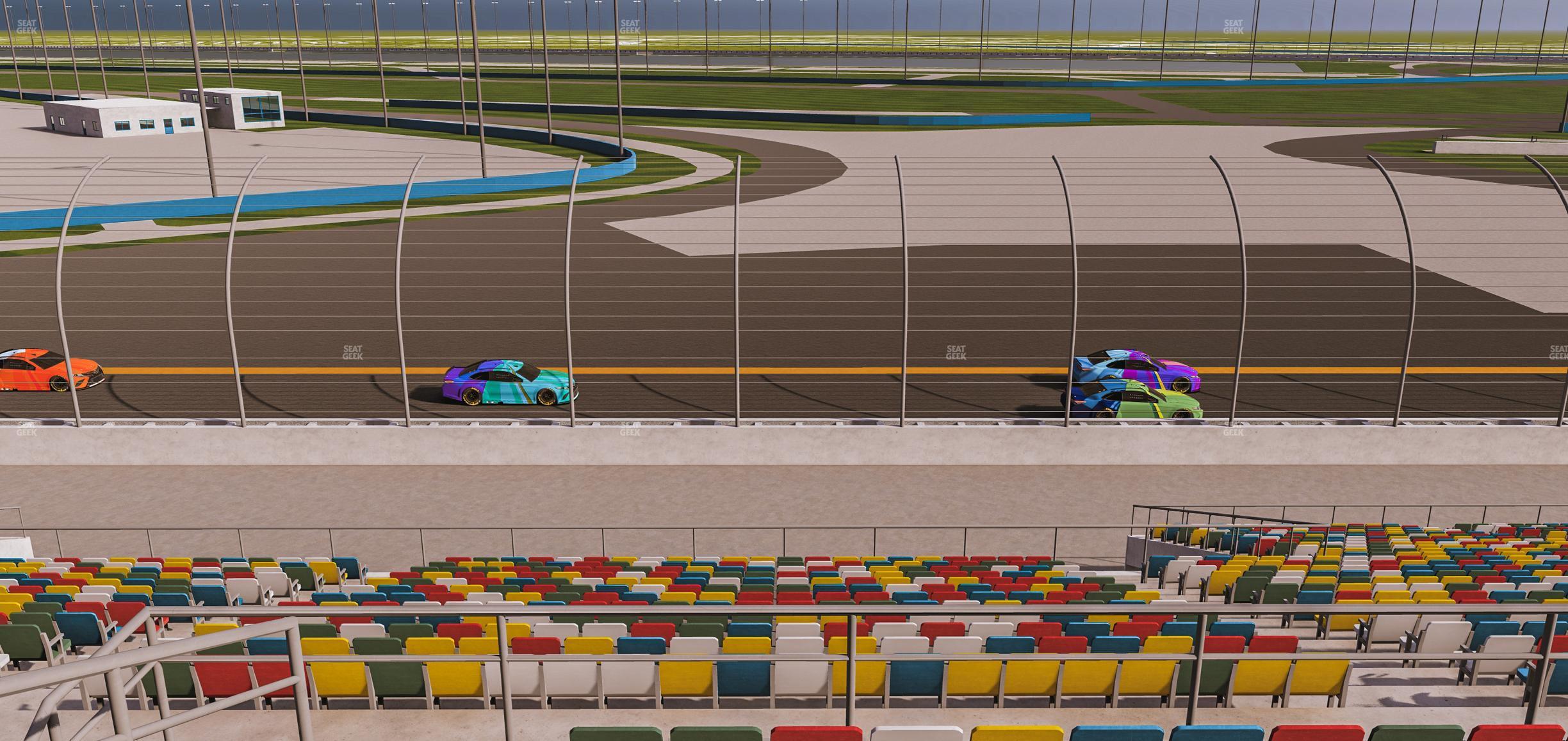 Seating view for Daytona International Speedway Section Back 176