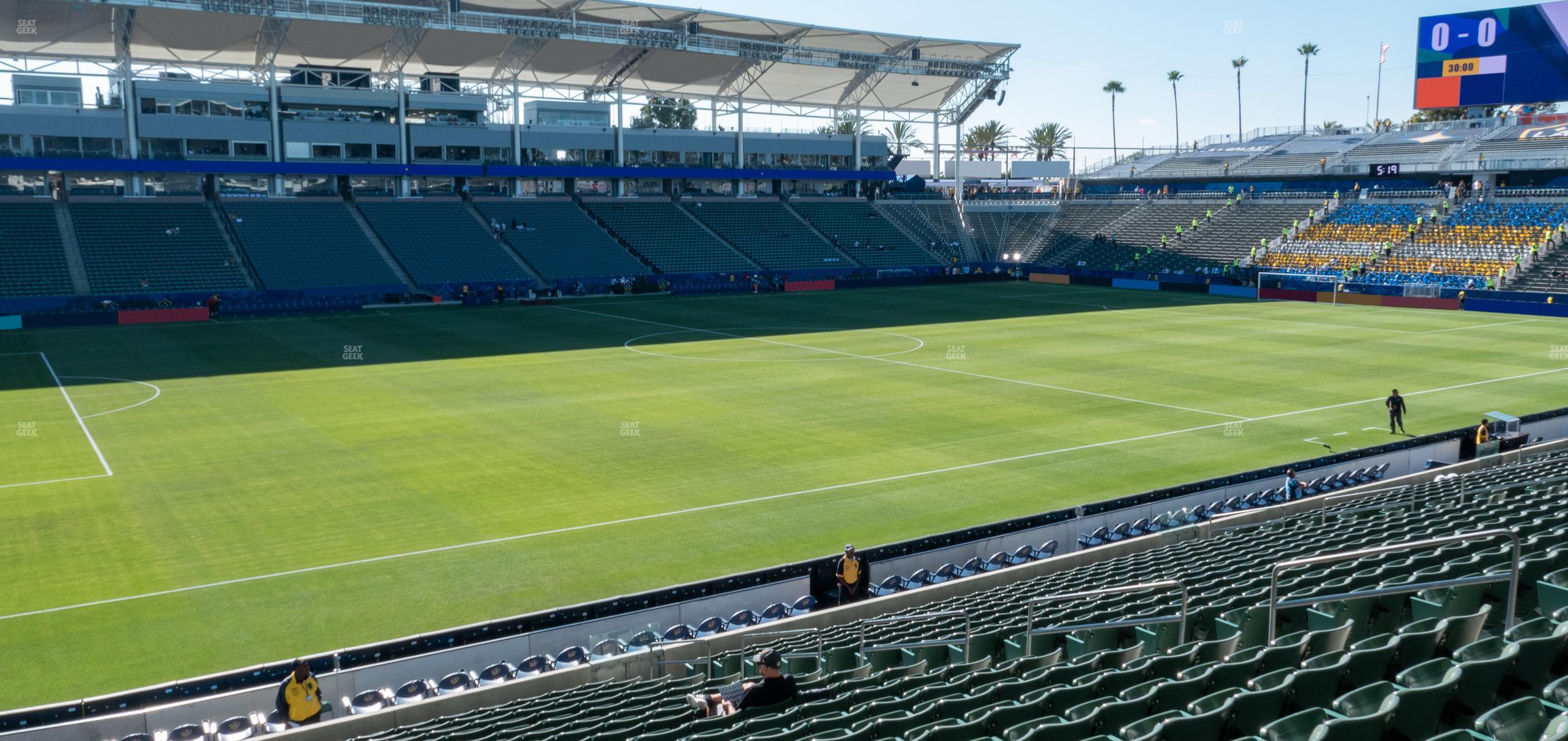 Seating view for Dignity Health Sports Park Section 135