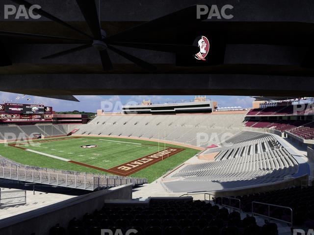 Seating view for Doak Campbell Stadium Section Club 228