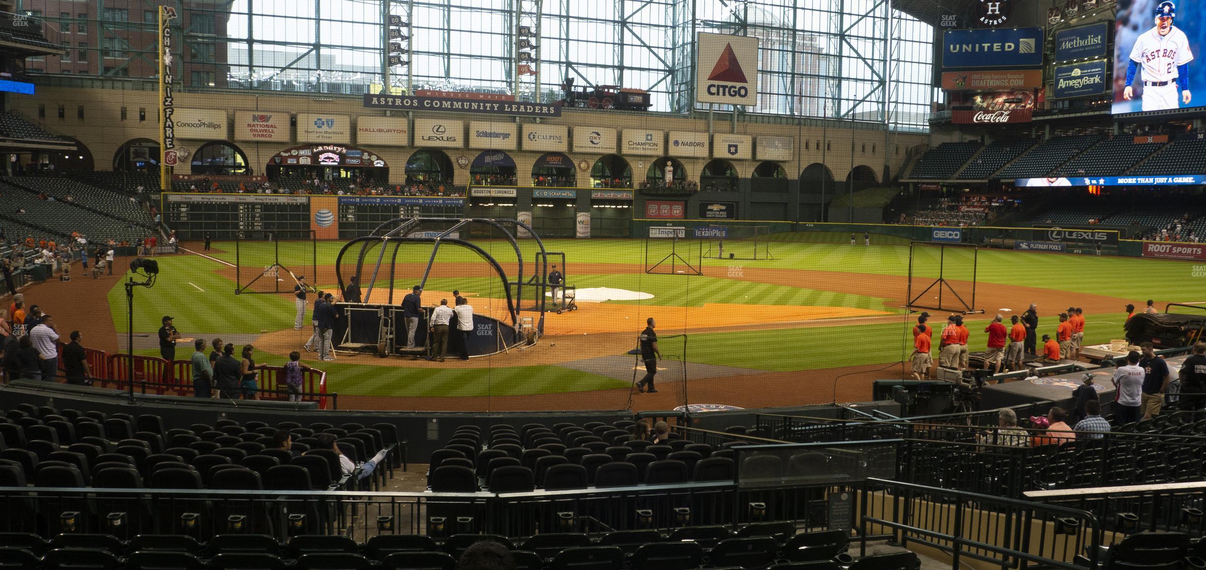 Seating view for Minute Maid Park Section 120