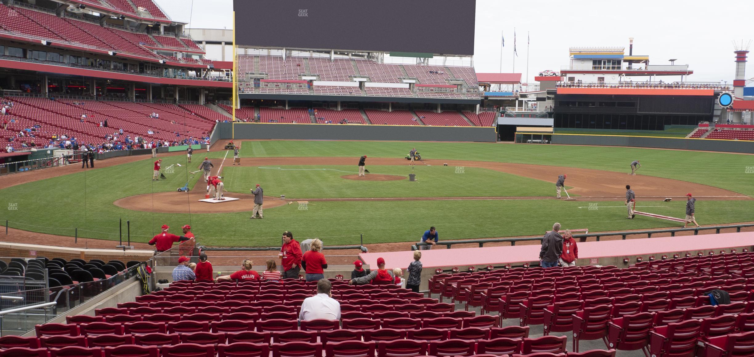 Seating view for Great American Ball Park Section 127