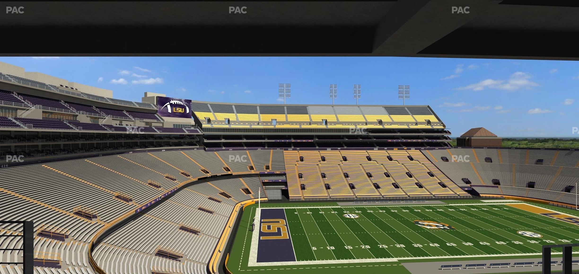 Seating view for Tiger Stadium Section Suite 225