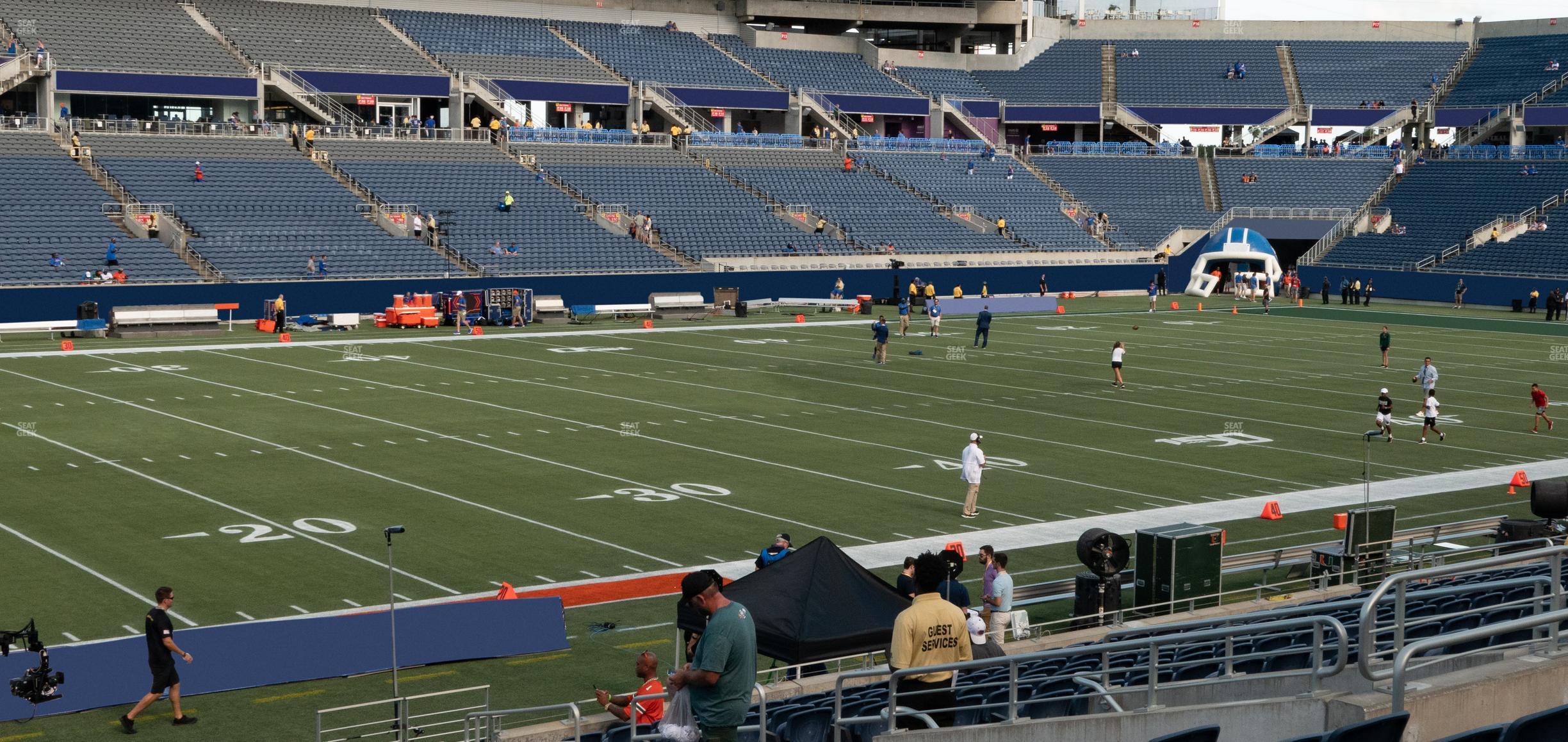 Seating view for Camping World Stadium Section 137