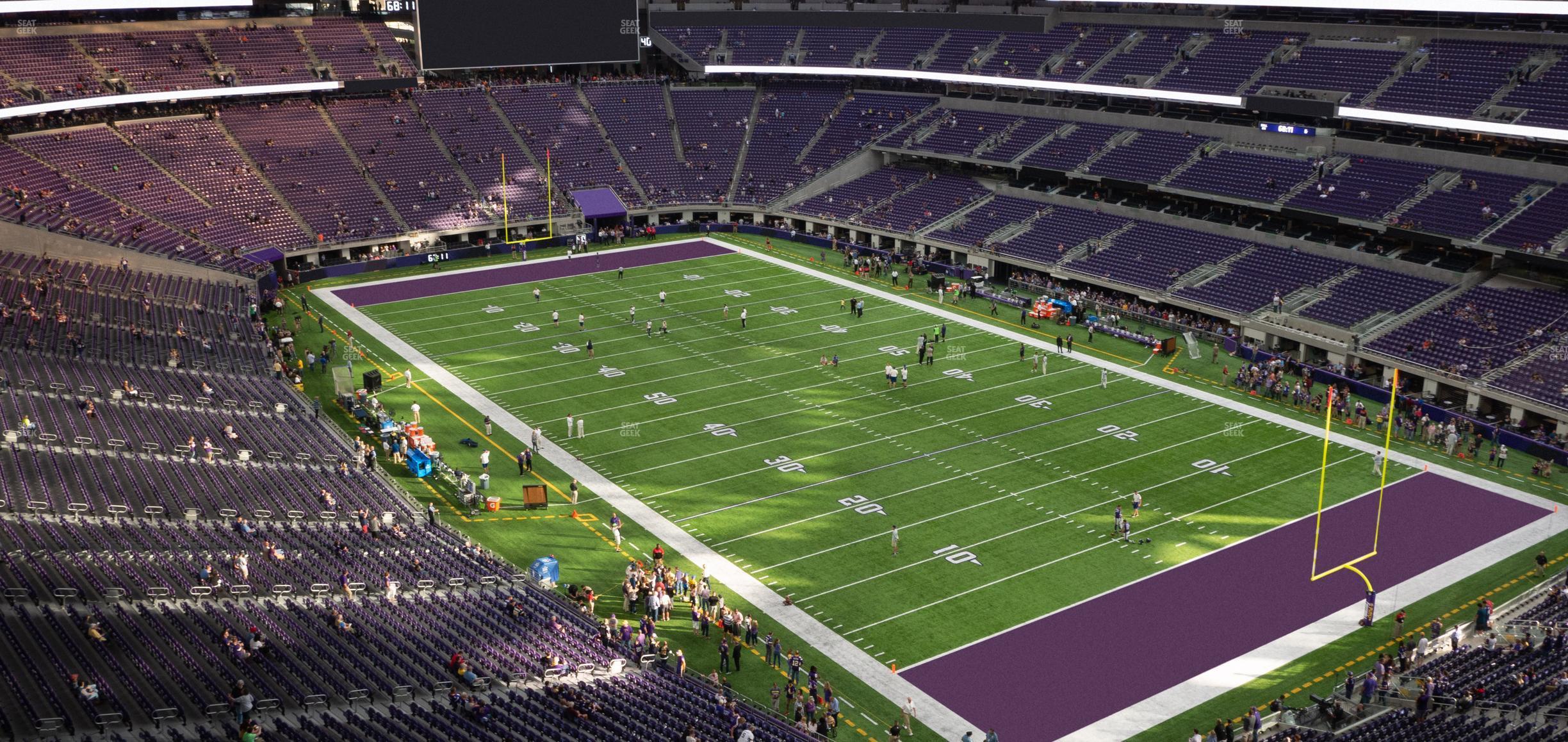 Seating view for U.S. Bank Stadium Section 304