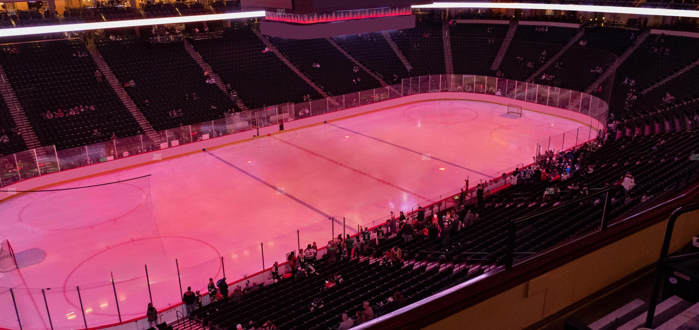 Seating view for Xcel Energy Center Section Club 30