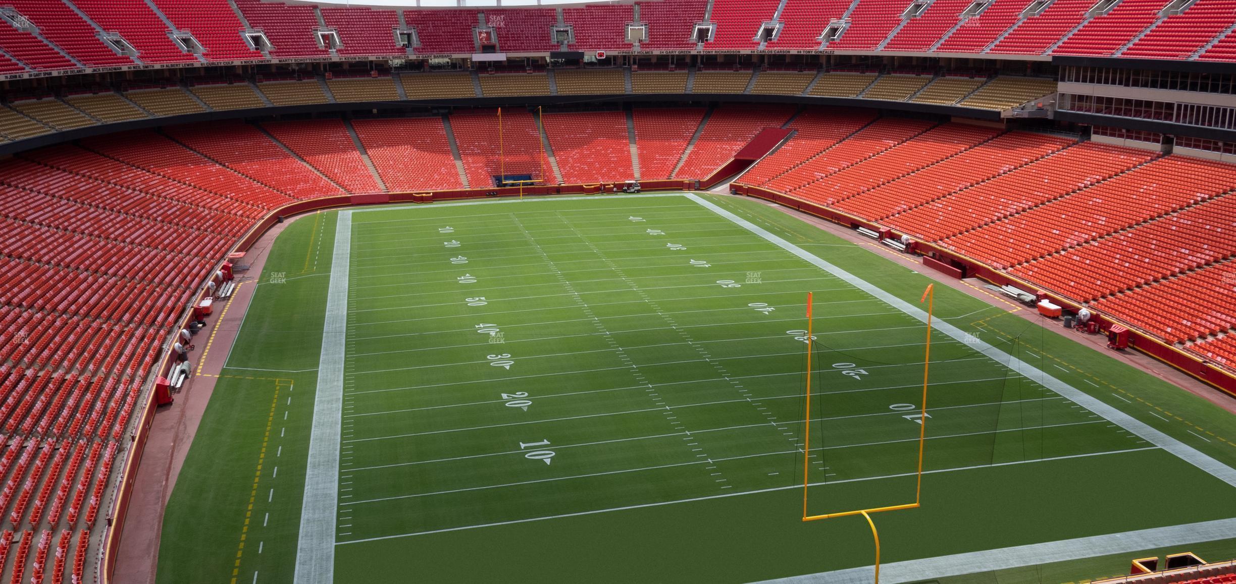 Seating view for GEHA Field at Arrowhead Stadium Section 337