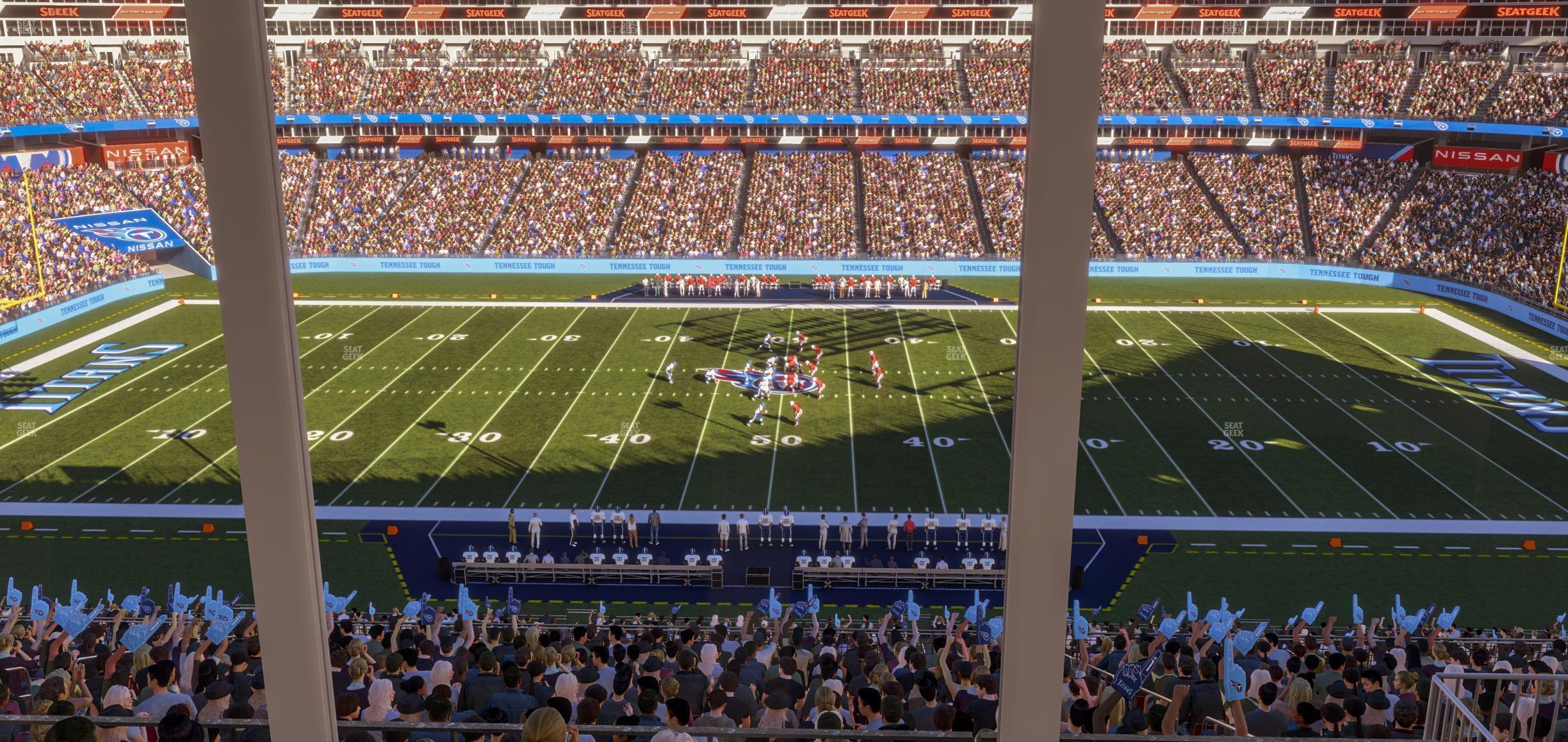 Seating view for Nissan Stadium Section Suite 570 W