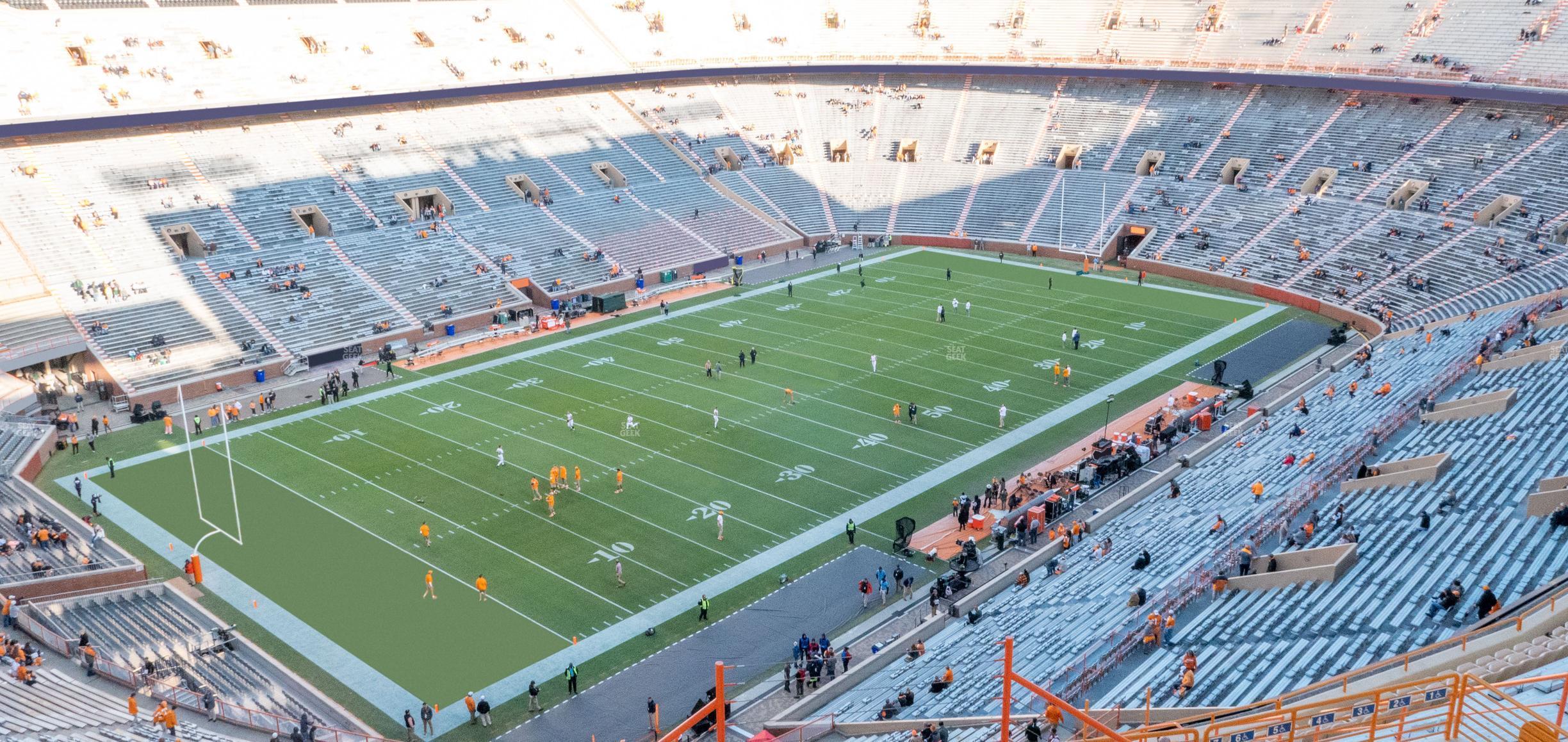 Seating view for Neyland Stadium Section Xx 4