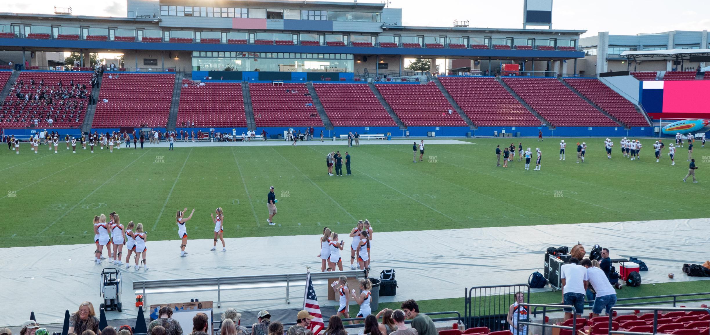 Seating view for Toyota Stadium Section 126