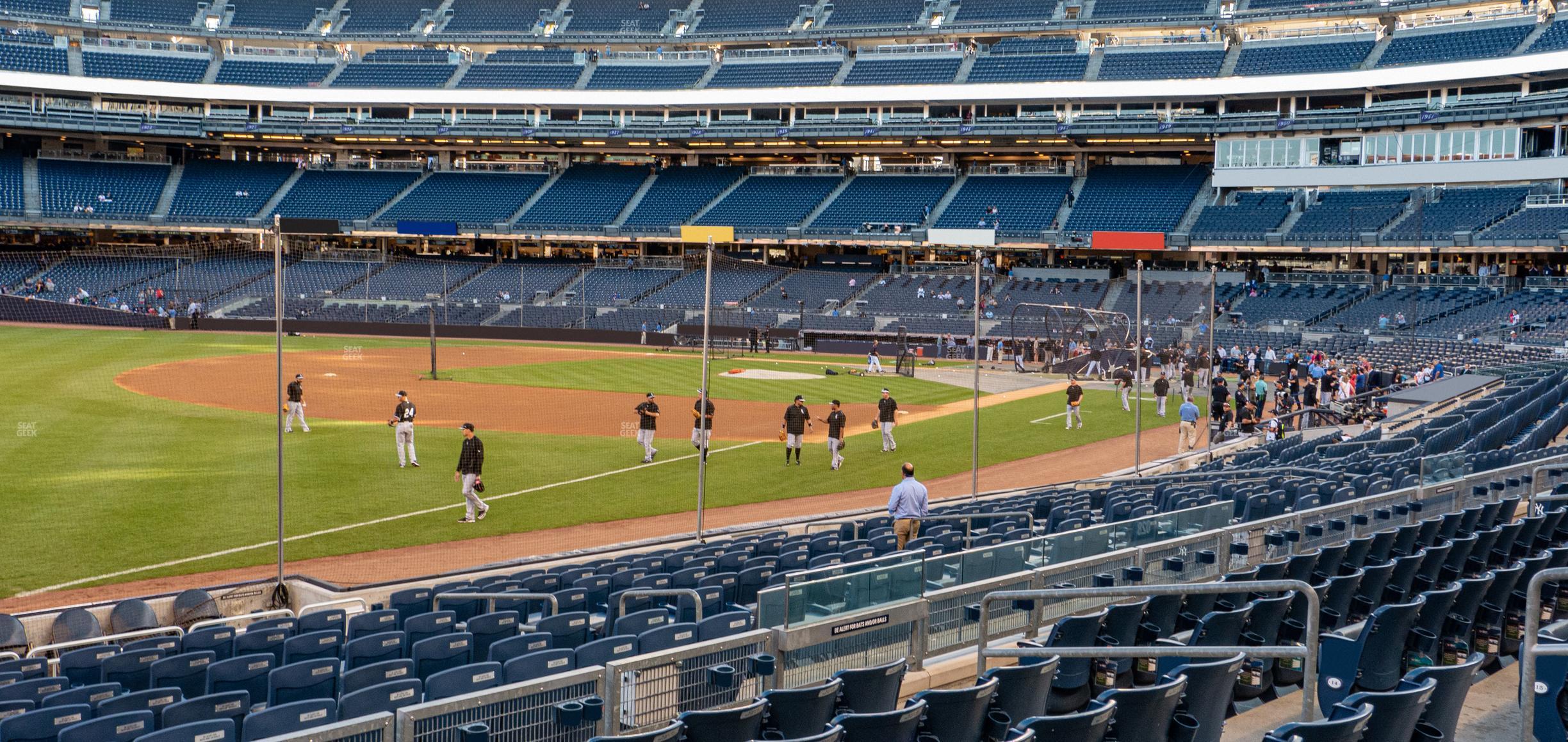 Seating view for Yankee Stadium Section Field Level 129