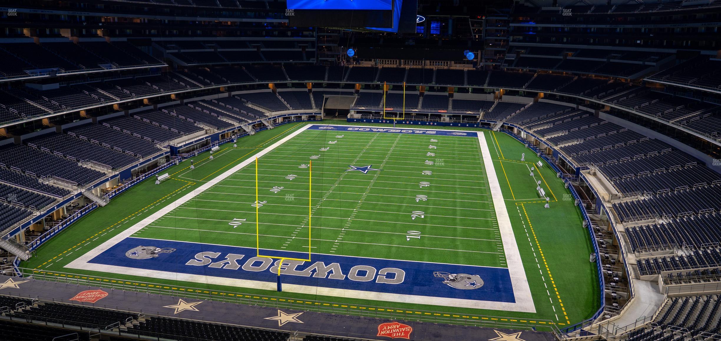 Seating view for AT&T Stadium Section 322