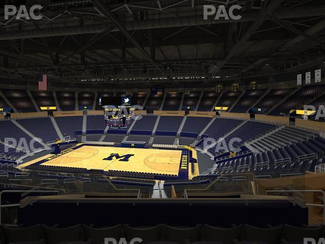 Seating view for Crisler Center Section 203