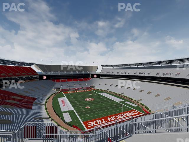 Seating view for Bryant Denny Stadium Section Ss 11