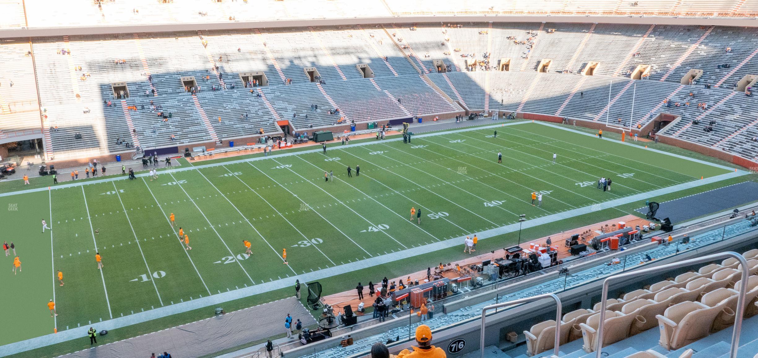 Seating view for Neyland Stadium Section Terrace 7