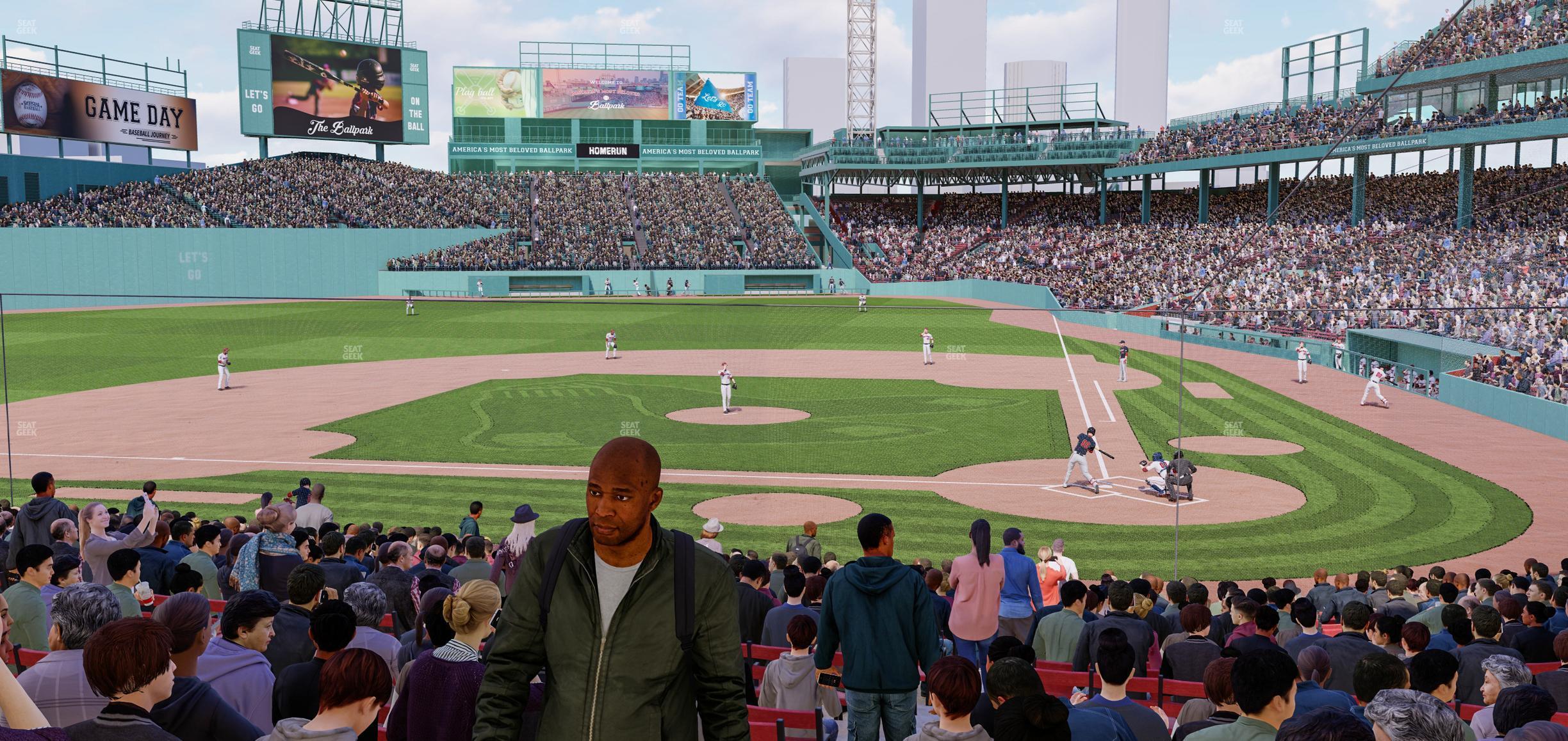 Seating view for Fenway Park Section Loge Box 139