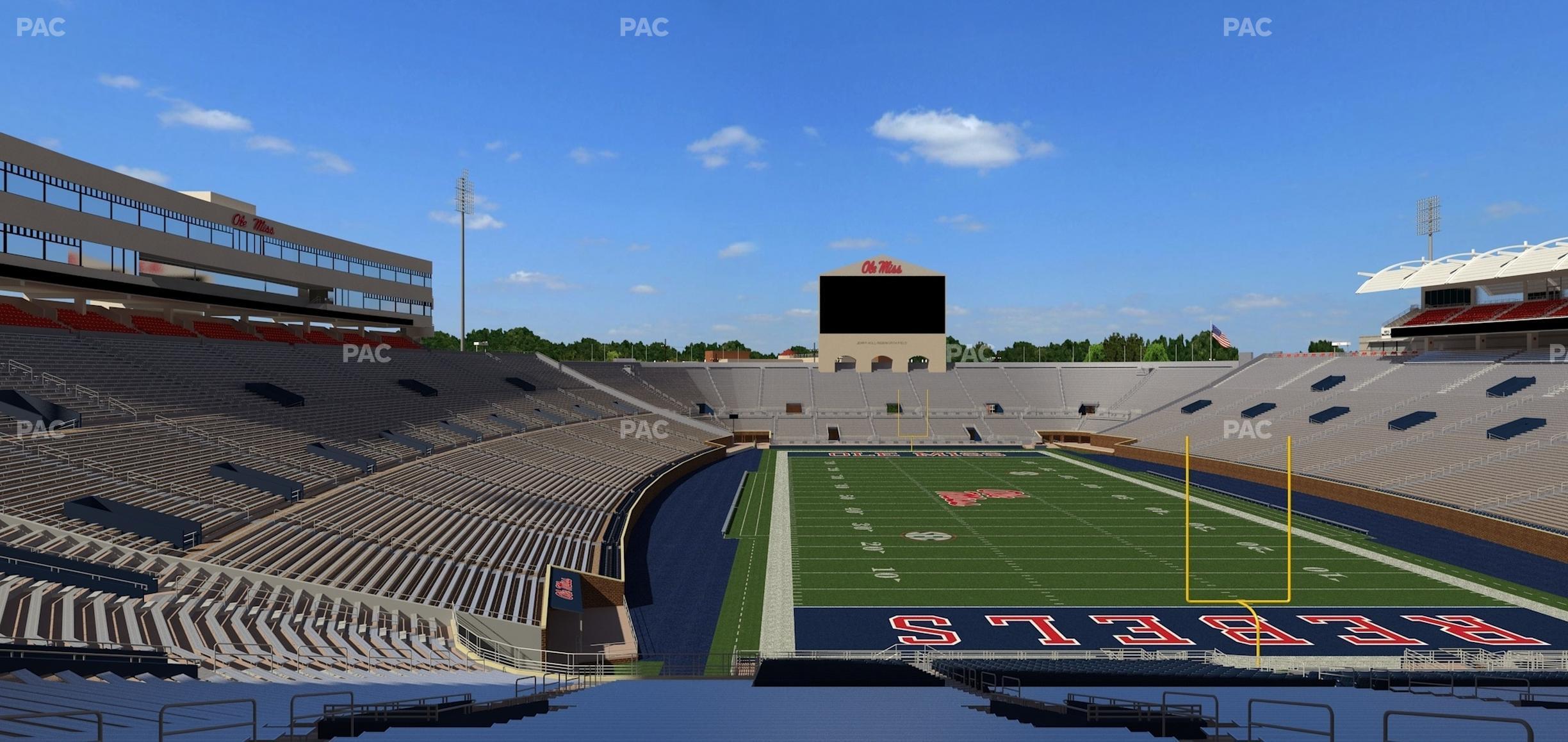 Seating view for Vaught Hemingway Stadium Section S 8