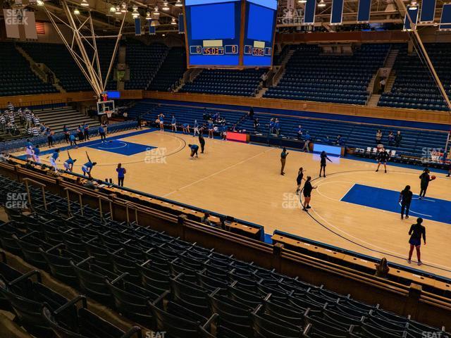 Seating view for Cameron Indoor Stadium Section 15