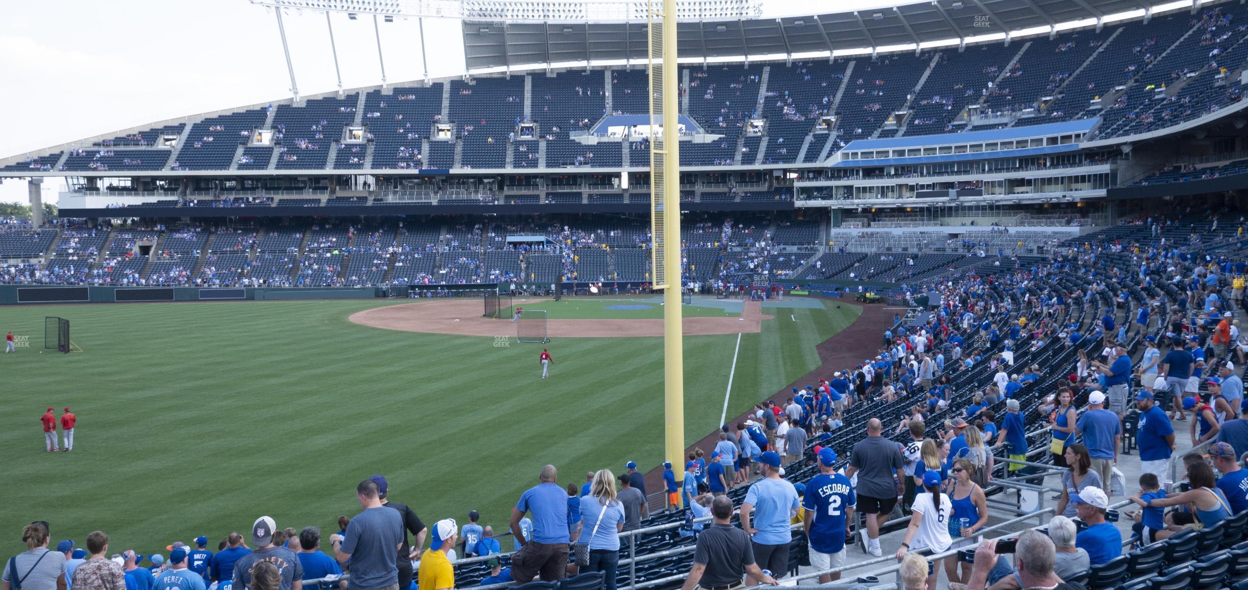 Seating view for Kauffman Stadium Section 206