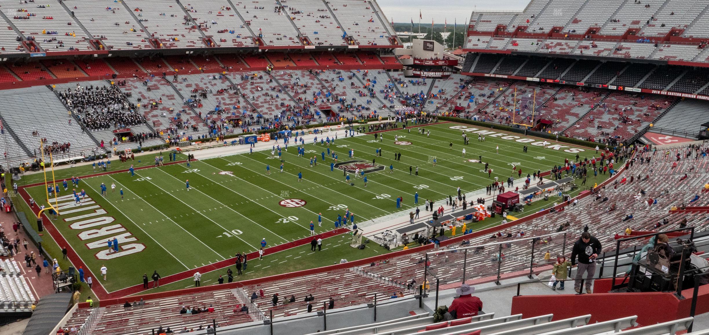 Seating view for Williams Brice Stadium Section 301