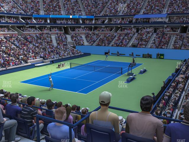 Seating view for Arthur Ashe Stadium Section Suite 126