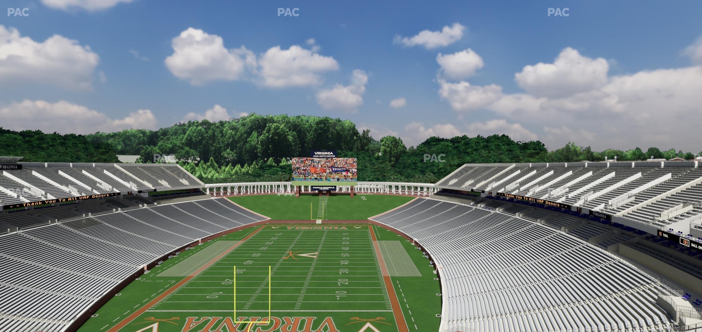 Seating view for Scott Stadium Section 519